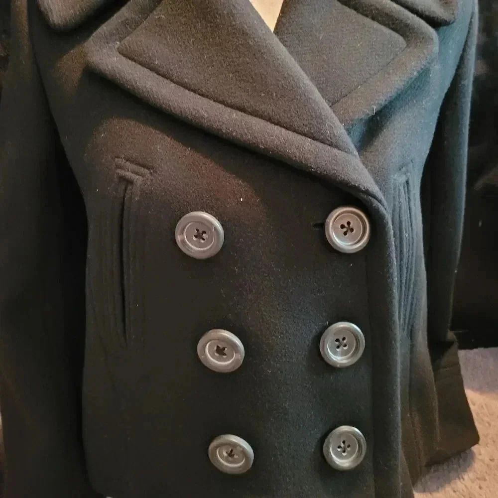 J CREW Ladies‎ black winter coat - Picture 5 of 14